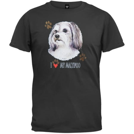 I Paw My Maltipoo Black T-Shirt