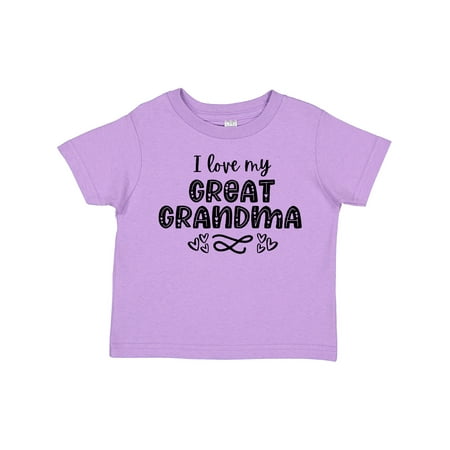 Inktastic I Love My Great Grandma with Hearts Gift Toddler Boy or Toddler Girl T-Shirt
Inktastic I Love My Great Grandma with Hearts Gift Toddler Boy or Toddler Girl T-Shirt