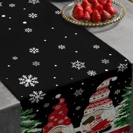 Mittory Christmas Home Decoration Supplies Knitted Fabric Table Runner Creative Christmas Tablecloth
Mittory Christmas Home Decoration Supplies Knitted Fabric Table Runner Creative Christmas Tablecloth