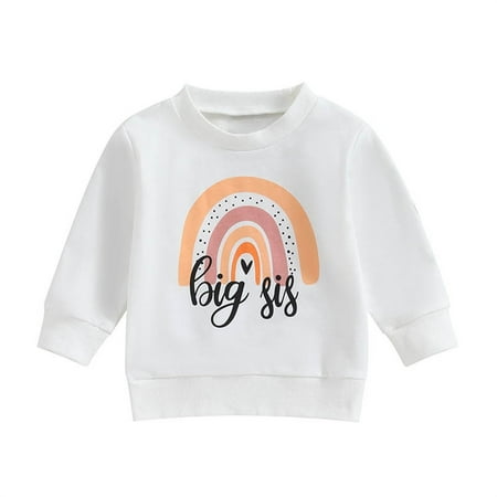 Generic Kids Sweatshirts Soft Cotton Warm Crewneck Cartoon Rainbow Letter Long Sleeve Pullover Sweatshirts for Girls Clothes Gifts for Halloween Thanksgiving Day Christmas (3-4 Years White)
Generic Kids Sweatshirts Soft Cotton Warm Crewneck Cartoon Rainbow Letter Long Sleeve Pullover Sweatshirts for Girls Clothes Gifts for Halloween Thanksgiving Day Christmas (3-4 Years White)