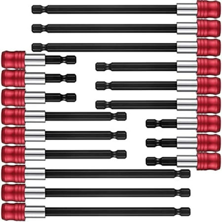 18Pcs Drill Bit Extension Magnetic Drill Screwdriver Bit Holder 1/4 Inch Hex Quick Release Bit Holder Drill Accessories
18Pcs Drill Bit Extension Magnetic Drill Screwdriver Bit Holder 1/4 Inch Hex Quick Release Bit Holder Drill Accessories