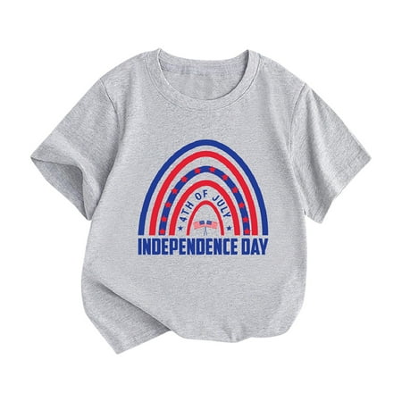 Summer Toddler Boys Girls Baby Short Sleeve Independence Day Letter Printed Tee Shirt Tops Child Clothing Streetwear Kids Dailywear Outwear
Summer Toddler Boys Girls Baby Short Sleeve Independence Day Letter Printed Tee Shirt Tops Child Clothing Streetwear Kids Dailywear Outwear