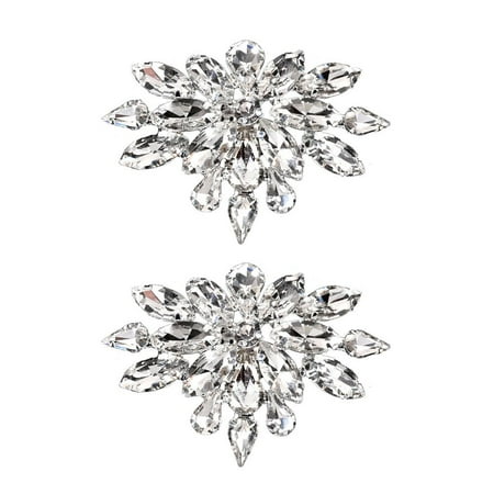 2PCS Shoe Accessories Brooch Wedding Bride Rhinestone Shoe Clip Shoe Decorations Charm Buckle Silk Flower C
2PCS Shoe Accessories Brooch Wedding Bride Rhinestone Shoe Clip Shoe Decorations Charm Buckle Silk Flower C