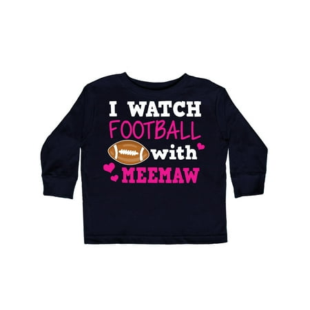 Inktastic I Watch Football with My Meemaw Gift Toddler Toddler Girl Long Sleeve T-Shirt
Inktastic I Watch Football with My Meemaw Gift Toddler Toddler Girl Long Sleeve T-Shirt