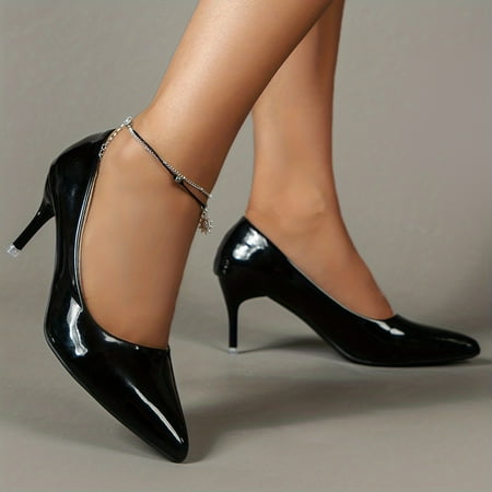 Women‘s Solid Color Stiletto Heels Elegant Pointed Toe Work Pumps Lightweight Dress Pumps
Women‘s Solid Color Stiletto Heels Elegant Pointed Toe Work Pumps Lightweight Dress Pumps
