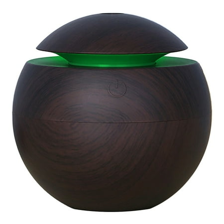 EJWQWQE 120ML Led Night Light Humidifier Wood Grain Spray USB Vehicle Humidifier