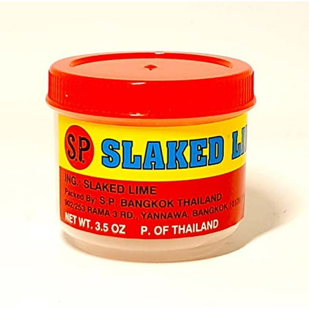 S.P. Slaked Lime Paste Limestone Paste 3.5 Oz. Pack of 2 (White)