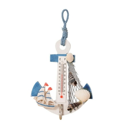 NUOLUX Beach Style Hanging Ornaments Anchor Wall Hooks Mini Thermometer Nautical Decor (Random Pattern)
NUOLUX Beach Style Hanging Ornaments Anchor Wall Hooks Mini Thermometer Nautical Decor (Random Pattern)