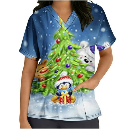 Juebong Summer Savings Clearance! Women s and Women s Plus Woven V-Neck Anti-Bacterial Scrub Top Womens Comfortable Scrubs Short Sleeve Working Uniform with Pocket Purple Scrubs for women XXL
Juebong Summer Savings Clearance! Women s and Women s Plus Woven V-Neck Anti-Bacterial Scrub Top Womens Comfortable Scrubs Short Sleeve Working Uniform with Pocket Purple Scrubs for women XXL