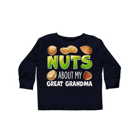 Inktastic Nuts About My Great Grandma Peanut Almond Pistachio Gift Toddler Boy or Toddler Girl Long Sleeve T-Shirt
Inktastic Nuts About My Great Grandma Peanut Almond Pistachio Gift Toddler Boy or Toddler Girl Long Sleeve T-Shirt