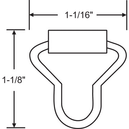 Brixwell 90-104 Small Wire Loop Latch - pack of 25