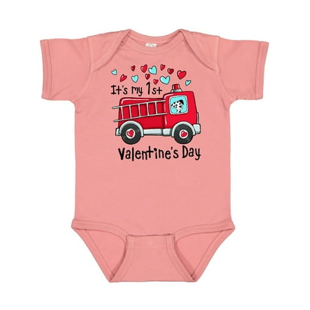 Inktastic It s My 1st Valentine s Day Fire Truck with Cute Dalmatian Gift Baby Boy or Baby Girl Bodysuit
Inktastic It s My 1st Valentine s Day Fire Truck with Cute Dalmatian Gift Baby Boy or Baby Girl Bodysuit
