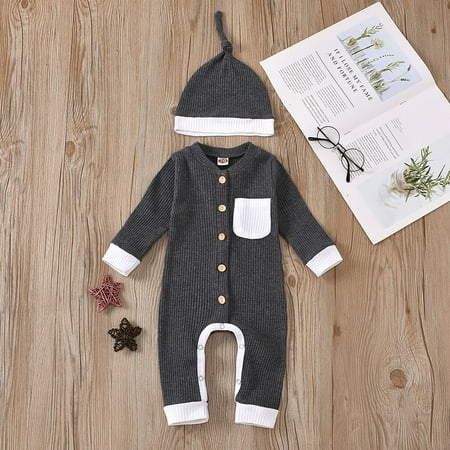 Kayannuo Clearance Newborn Toddler Baby Long Sleeve Solid Color Knitted Romper jumpsuit+Hat Set Christmas Gifts
Kayannuo Clearance Newborn Toddler Baby Long Sleeve Solid Color Knitted Romper jumpsuit+Hat Set Christmas Gifts