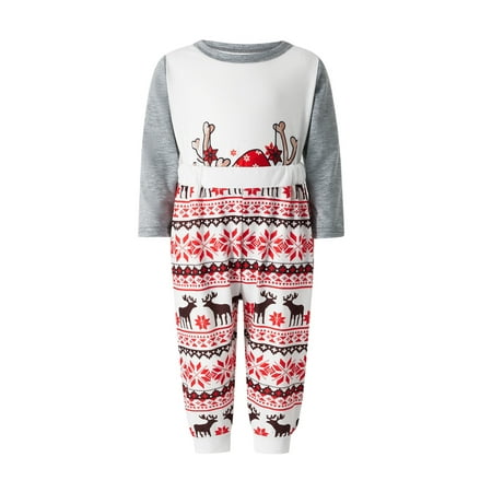 Listenwind Family Matching Christmas Pajamas Set Long Sleeve Crew Neck Elk Print T-shirt with Pants/Romper
Listenwind Family Matching Christmas Pajamas Set Long Sleeve Crew Neck Elk Print T-shirt with Pants/Romper