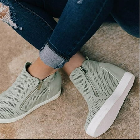 Medcursor Women Ladies Fashion Hollow Zipper Ankle Wedges Round Toe Casual Boots Shoes
Medcursor Women Ladies Fashion Hollow Zipper Ankle Wedges Round Toe Casual Boots Shoes