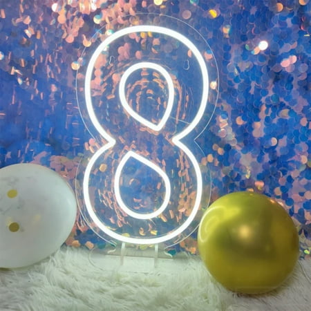YNGYFE Luminous 45cm Neon Lights Sign LED Wedding Numbers 0-9 Night Lights Birthday Decor Bedroom Decoration Room Decor Neon Lamps Illuminate Your Space With Vibrant Wedding Numbers Neon
YNGYFE Luminous 45cm Neon Lights Sign LED Wedding Numbers 0-9 Night Lights Birthday Decor Bedroom Decoration Room Decor Neon Lamps Illuminate Your Space With Vibrant Wedding Numbers Neon