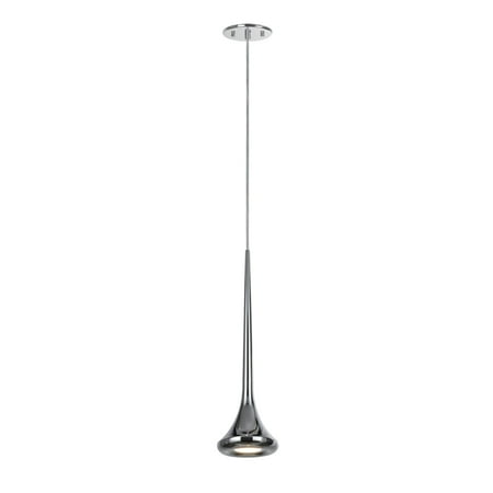 Aspen Creative 61033 Adjustable LED One-Light Hanging Mini Pendant Ceiling Light Contemporary Design in Chrome Finish Metal Shade 5 Wide
Aspen Creative 61033 Adjustable LED One-Light Hanging Mini Pendant Ceiling Light Contemporary Design in Chrome Finish Metal Shade 5 Wide