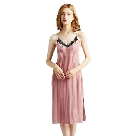 Women s V Neck Lace Trim Velvet Cami Sleepwear Dress Nightgown, Women s Nightgown Short Sleeve Sleepwear Comfy Sleep Pleated Scoopneck Nightshirt S-XXL
Women s V Neck Lace Trim Velvet Cami Sleepwear Dress Nightgown, Women s Nightgown Short Sleeve Sleepwear Comfy Sleep Pleated Scoopneck Nightshirt S-XXL