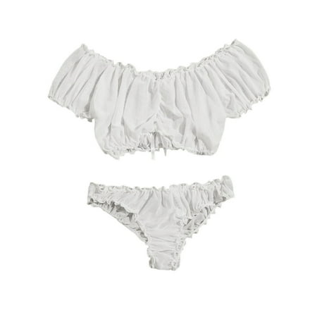 LSFYSZD 2 Pcs Lady s Sexy Lingerie Set Solid Color Boat Neck Short Sleeve Lace Top Elastic Slim Panties
LSFYSZD 2 Pcs Lady s Sexy Lingerie Set Solid Color Boat Neck Short Sleeve Lace Top Elastic Slim Panties