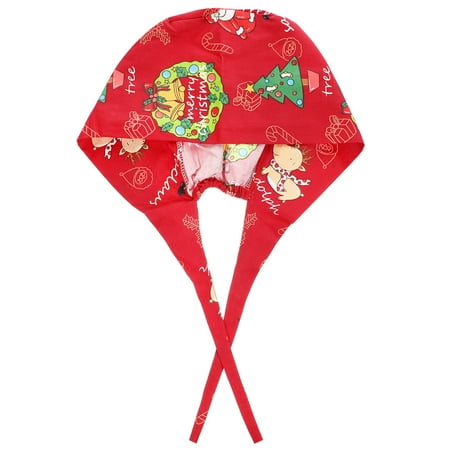 1Pc Cotton Christmas Printed Operating Unisex Lace-up Working (S01)
