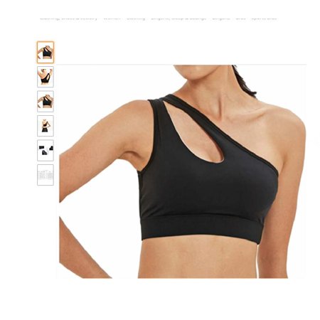SUANMAY Women s Sexy Mesh One Shoulder Shockproof Yoga Sports Bra Large Size Personality Solid Color Running Underwear Fitness Vest
SUANMAY Women s Sexy Mesh One Shoulder Shockproof Yoga Sports Bra Large Size Personality Solid Color Running Underwear Fitness Vest
