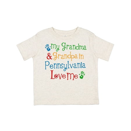 Inktastic Pennsylvania Grandma and Grandpa Love Me Gift Toddler Boy or Toddler Girl T-Shirt
Inktastic Pennsylvania Grandma and Grandpa Love Me Gift Toddler Boy or Toddler Girl T-Shirt