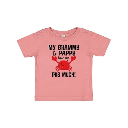 Inktastic Grammy and Pappy Love Me Outfit Gift Baby Boy or Baby Girl T-Shirt
Inktastic Grammy and Pappy Love Me Outfit Gift Baby Boy or Baby Girl T-Shirt