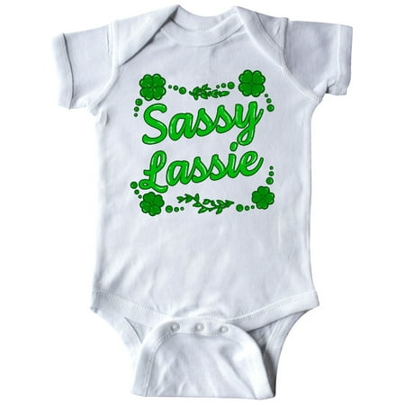 Inktastic Sassy Lassy with Green 4 Leaf Clovers Gift Baby Boy or Baby Girl Bodysuit
Inktastic Sassy Lassy with Green 4 Leaf Clovers Gift Baby Boy or Baby Girl Bodysuit