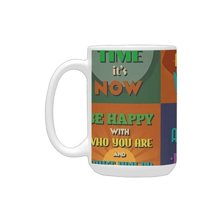 Quotes Decor Collection Collection of Unusual Motivational and Inspirational Quotes Artwork Right At Ceramic Mug (15 OZ) (Made In USA)
Quotes Decor Collection Collection of Unusual Motivational and Inspirational Quotes Artwork Right At Ceramic Mug (15 OZ) (Made In USA)