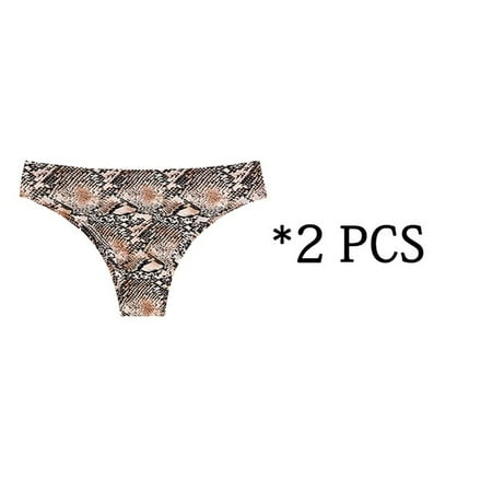 2pcs Thongs Woman Panties Seamless Leopard Underwear Woman Sport Print Sexy Female T-back G-string Thongs For Woman Underpants
2pcs Thongs Woman Panties Seamless Leopard Underwear Woman Sport Print Sexy Female T-back G-string Thongs For Woman Underpants