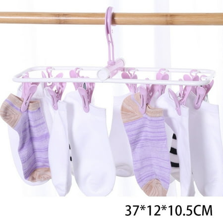 Clothes Drying Racks Small Folding Portable Underwear Hangers Hanging Drying Rack 12 Clips 360° Rotatable Hook For Towels Bras Baby Clothes Gloves Portable & Foldable & Compact Size For Purple
Clothes Drying Racks Small Folding Portable Underwear Hangers Hanging Drying Rack 12 Clips 360° Rotatable Hook For Towels Bras Baby Clothes Gloves Portable & Foldable & Compact Size For Purple