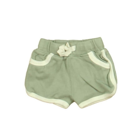 Pre-owned Sapling Boys Aqua | White Shorts size: 0-3 Months