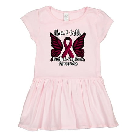 Inktastic Multiple Myeloma Cancer Awareness Hope & Faith with Butterfly Ribbon Gift Toddler Girl Dress
Inktastic Multiple Myeloma Cancer Awareness Hope & Faith with Butterfly Ribbon Gift Toddler Girl Dress