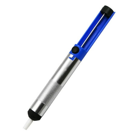 Aluminum Solder Desoldering Pump Remover Gun Sucker Suction Tin Bar Tool Blue