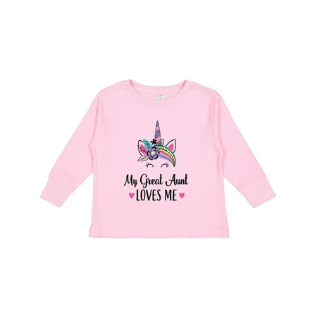 Inktastic My Great Aunt Loves Me Unicorn Niece Gift Toddler Toddler Girl Long Sleeve T-Shirt
Inktastic My Great Aunt Loves Me Unicorn Niece Gift Toddler Toddler Girl Long Sleeve T-Shirt