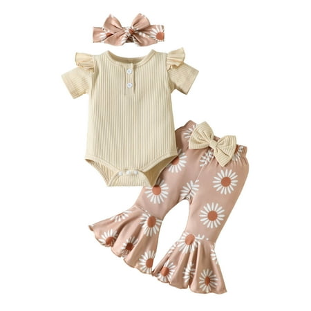 Miluxas Clearance Toddler Kids Baby Girls Fashion Cute Sweet Flower Print Ruffles Flared Pants Hairband Suit Pink 0-3Months
Miluxas Clearance Toddler Kids Baby Girls Fashion Cute Sweet Flower Print Ruffles Flared Pants Hairband Suit Pink 0-3Months