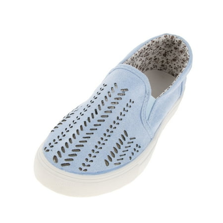 Women s Casual Hollow Out Canvas Loafer Flats Sneakers 41