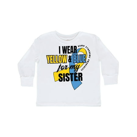 Inktastic I Wear Yellow and Blue For My Sister Down Syndrome Awareness Gift Toddler Boy or Toddler Girl Long Sleeve T-Shirt
Inktastic I Wear Yellow and Blue For My Sister Down Syndrome Awareness Gift Toddler Boy or Toddler Girl Long Sleeve T-Shirt