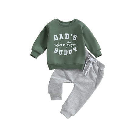 MIPREWUY Toddler Boy Autumn Clothes Letter Print Long Sleeve Sweatshirt Elastic Waist Pants 2Pcs Outfit
MIPREWUY Toddler Boy Autumn Clothes Letter Print Long Sleeve Sweatshirt Elastic Waist Pants 2Pcs Outfit
