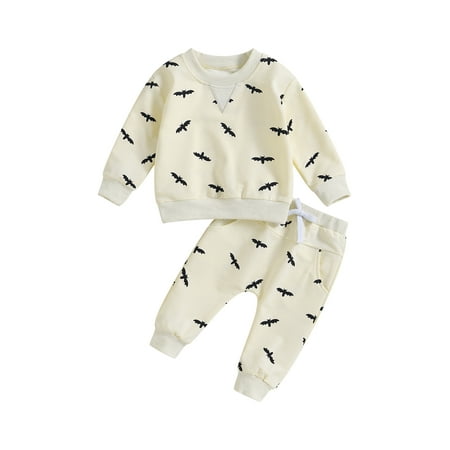2Pcs Toddler Baby Boys Halloween Outfits Print Long Sleeve Pullover Tops + Elastic Pants
2Pcs Toddler Baby Boys Halloween Outfits Print Long Sleeve Pullover Tops + Elastic Pants
