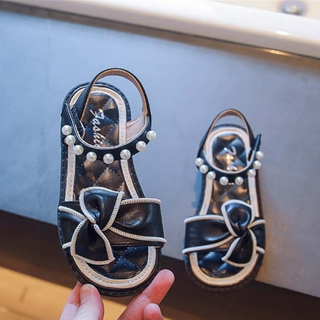 Bescita Toddler Baby Girls Bow Pearl Open Toe Sandals Soft Sole Princess Shoes Sandals(4-5 Years)
Bescita Toddler Baby Girls Bow Pearl Open Toe Sandals Soft Sole Princess Shoes Sandals(4-5 Years)