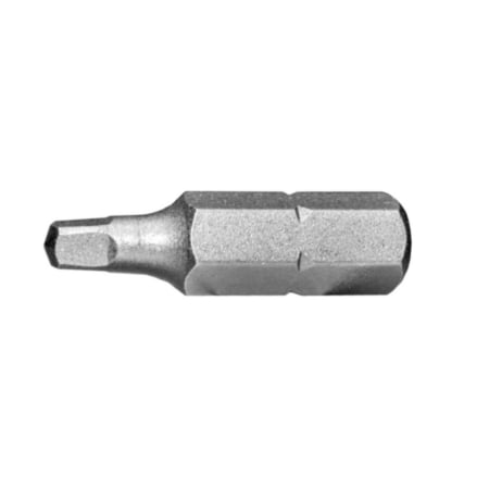 Century Drill & Tool Square Screwdriving Bit #1 Insert 1 Bit S2 Steel 2Pak