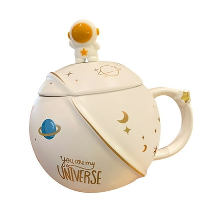 1 Set Coffee Mug Decorative Planet Design Water Cup Chic Drinking Mug Gift