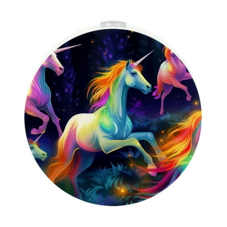 Unicorn LED Round Night Light - 2PCS Soft Glow Decorative Nightlights with Auto Sensor Energy Efficient Bedside Lamps
Unicorn LED Round Night Light - 2PCS Soft Glow Decorative Nightlights with Auto Sensor Energy Efficient Bedside Lamps
