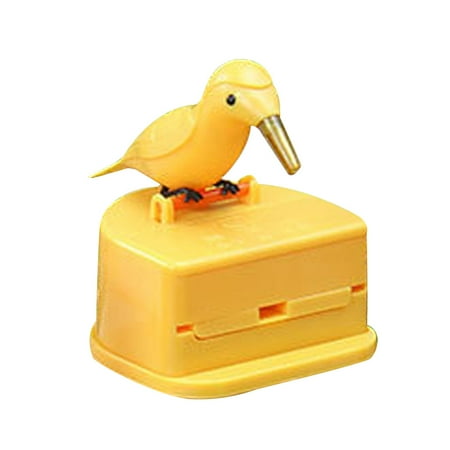 Gwong 1 Pcs Smart Press Type Bird Shape Toothpick Holder Box Dispenser Dinning Table Gadget
Gwong 1 Pcs Smart Press Type Bird Shape Toothpick Holder Box Dispenser Dinning Table Gadget
