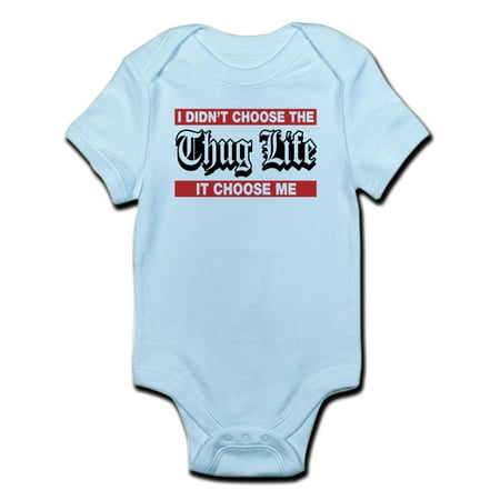 CafePress - I Didn t Choose The Thug Life It Choose Me Body Su - Baby Light Bodysuit
CafePress - I Didn t Choose The Thug Life It Choose Me Body Su - Baby Light Bodysuit