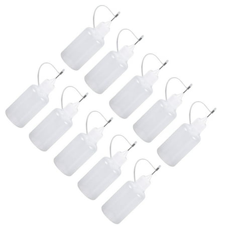NUOLUX 10 Pcs Plastic Dropper Liquid Dropper Needle Bottle Needle Needle Tip Pointed Mouth White
NUOLUX 10 Pcs Plastic Dropper Liquid Dropper Needle Bottle Needle Needle Tip Pointed Mouth White
