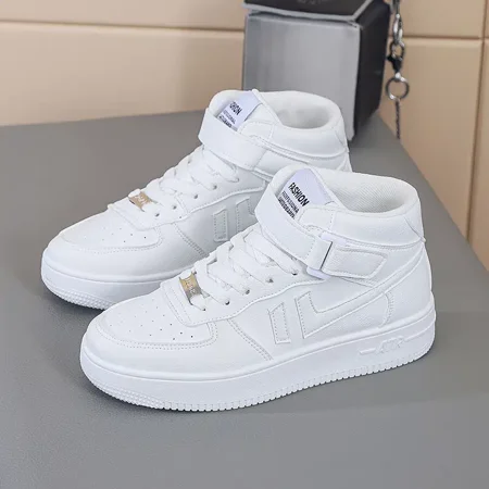 Women‘s Faux Leather Lace-Up Skate Shoes Non Slip High Top Sneaker Women‘s Footwear
Women‘s Faux Leather Lace-Up Skate Shoes Non Slip High Top Sneaker Women‘s Footwear