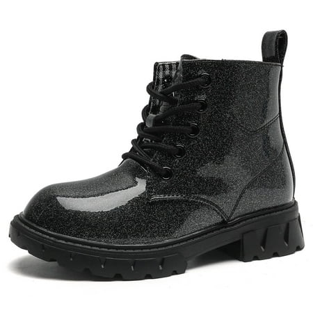 DADAWEN Toddler Boys Girls Combat Boots Waterproof Ankle Boots With Side Zipper Black/Glitter 13 Little Kid
DADAWEN Toddler Boys Girls Combat Boots Waterproof Ankle Boots With Side Zipper Black/Glitter 13 Little Kid