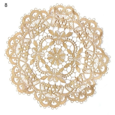 Gwong Table Placemat Exquisite Fine Workmanship Wide Application Round Table Lace Coaster for Kitchen(Type 8)
Gwong Table Placemat Exquisite Fine Workmanship Wide Application Round Table Lace Coaster for Kitchen(Type 8)